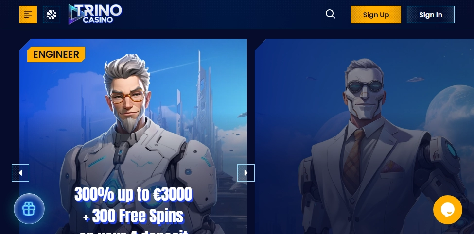 Trino Casino Desktop screenshot